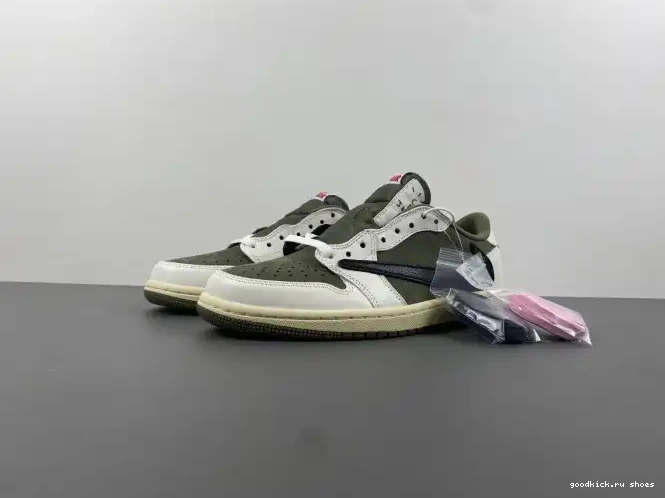 TRAVIS 1 OLIVE OG MEDIUM JORDAN DM7866-200 LOW SCOTT AIR X 0507